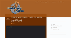 Desktop Screenshot of hushpuppynation.com